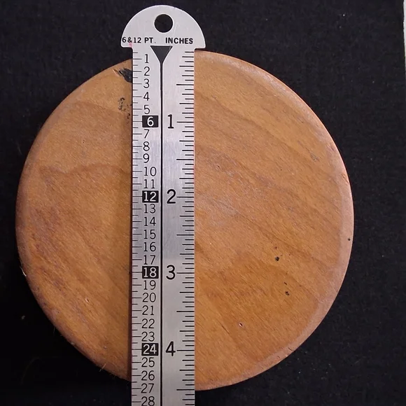 Vintage Wood Hat Form 22 1/2 - Picture 5 of 6